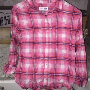 pink kida flannel